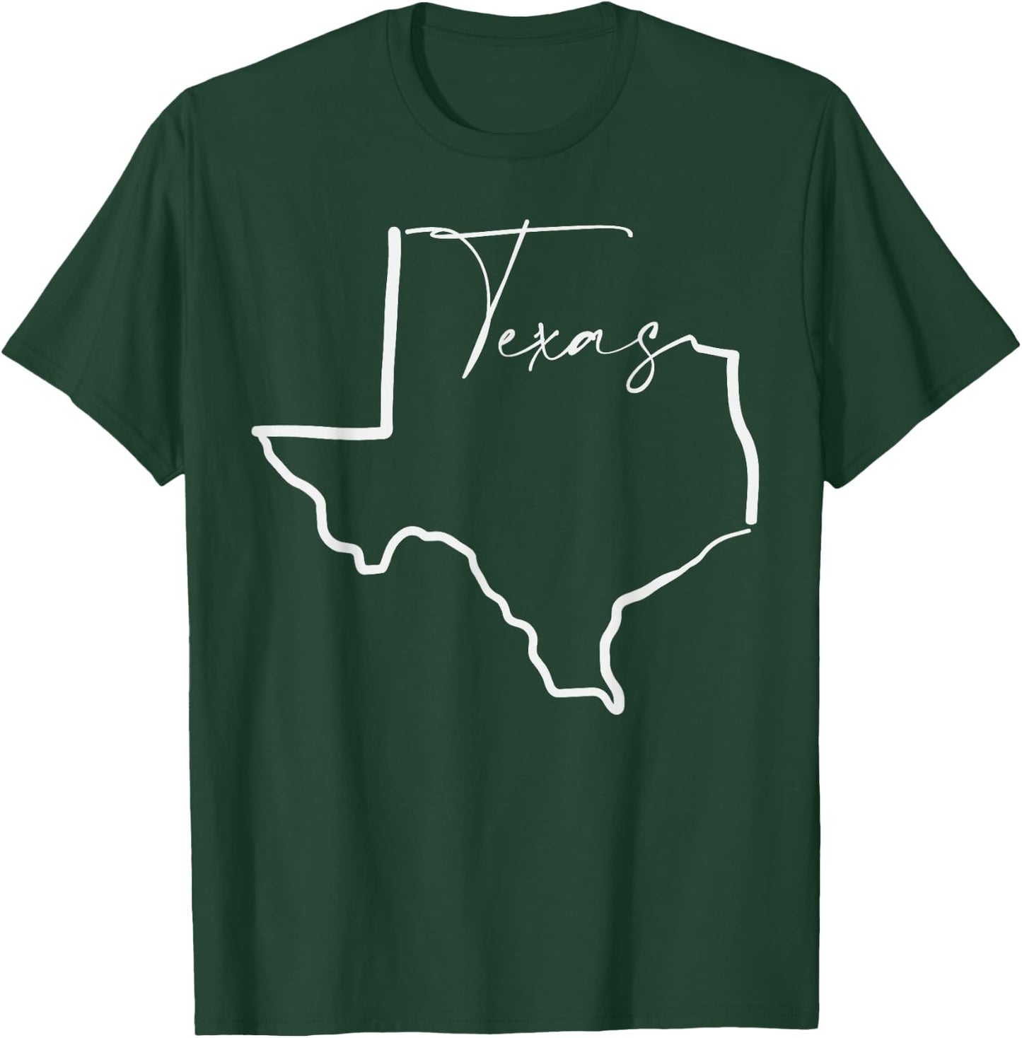 Texan Gifts Texas Shirt Texas Graphic . Men TX T-Shirt - T-Shirt | Forest