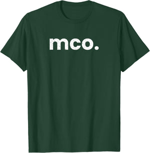 MCO Orlando Florida Airport Code List MCO T-Shirt - T-Shirt | Forest