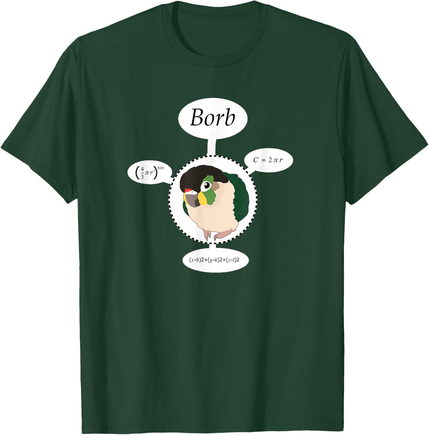 Borb Equation T-Shirt - T-Shirt | Forest