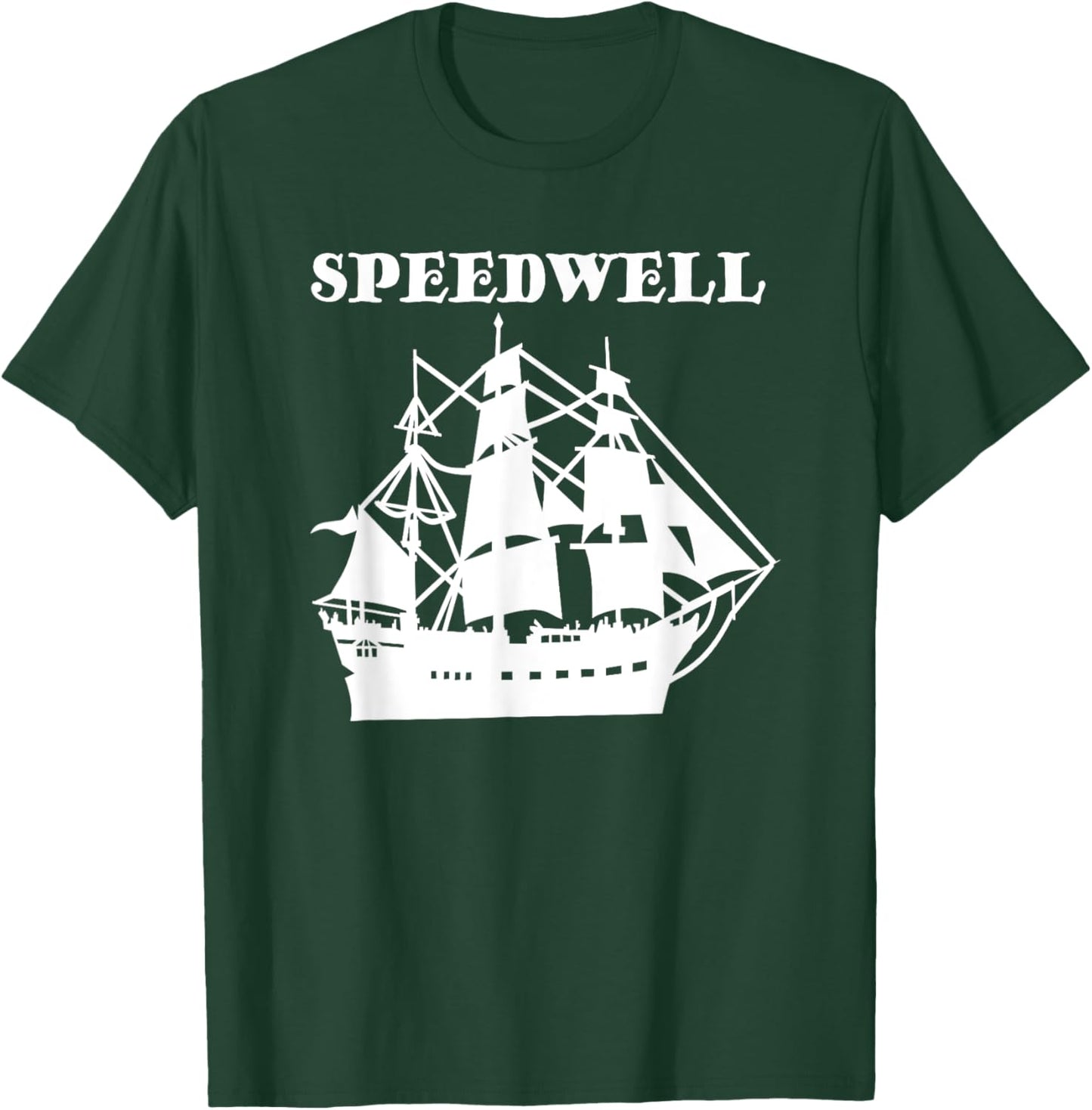 Speedwell Ship - Pilgrim Boat America American History T-Shirt - T-Shirt | Forest