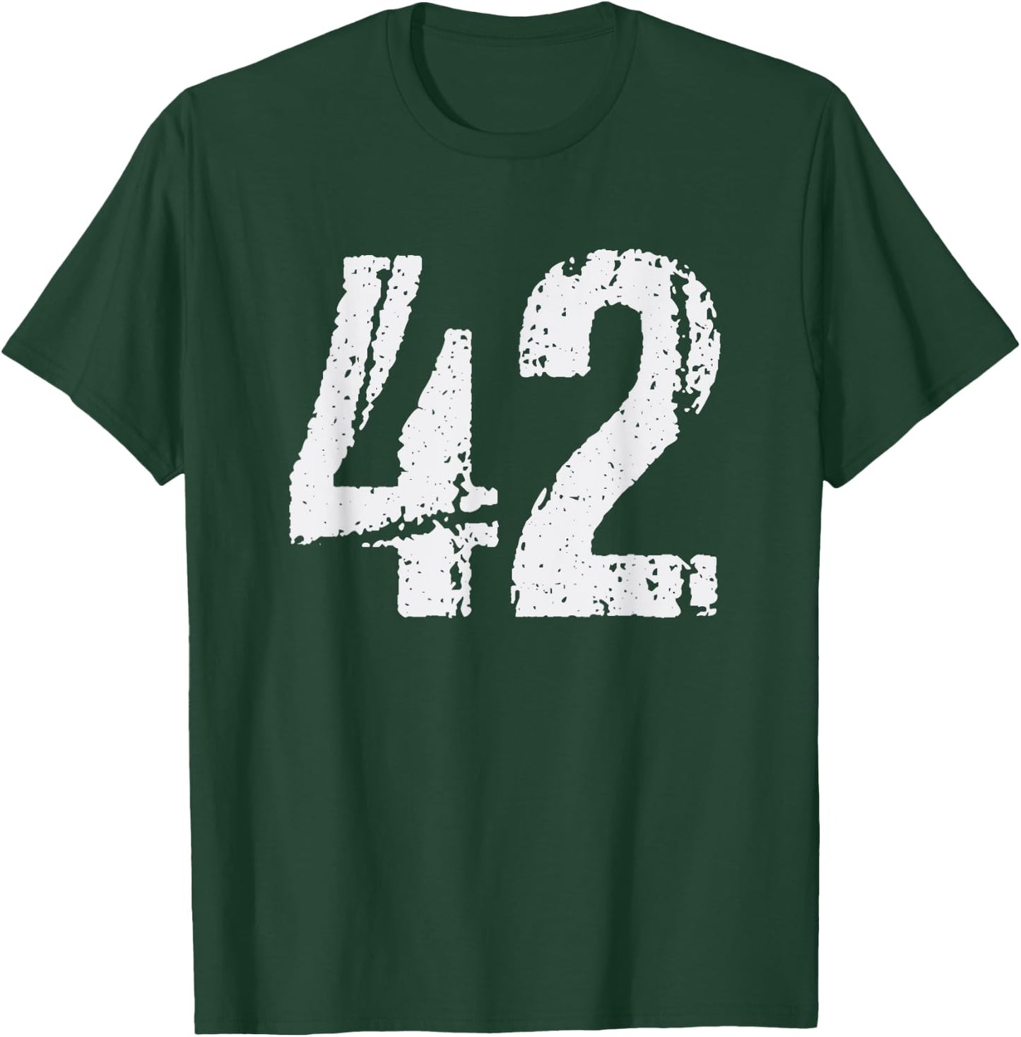 Number #42 Vintage 42nd Birthday Party 42 Years Old T-Shirt - T-Shirt | Forest