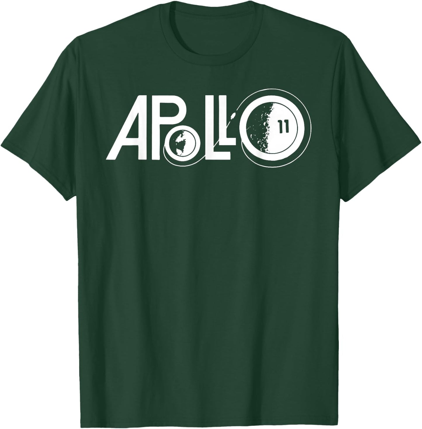 Apollo 11 Shirt Vintage Moon and Space Exploration T-Shirt - T-Shirt | Forest