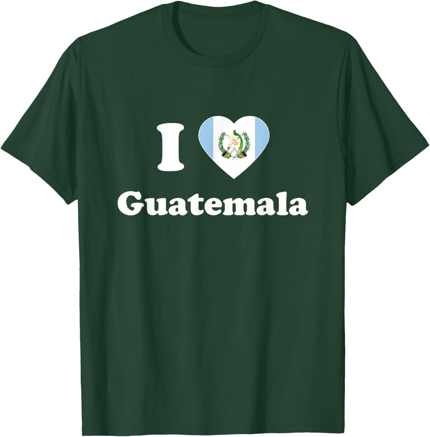 I Love Guatemala I Heart Guatemala Guatemalan T-Shirt - T-Shirt | Forest