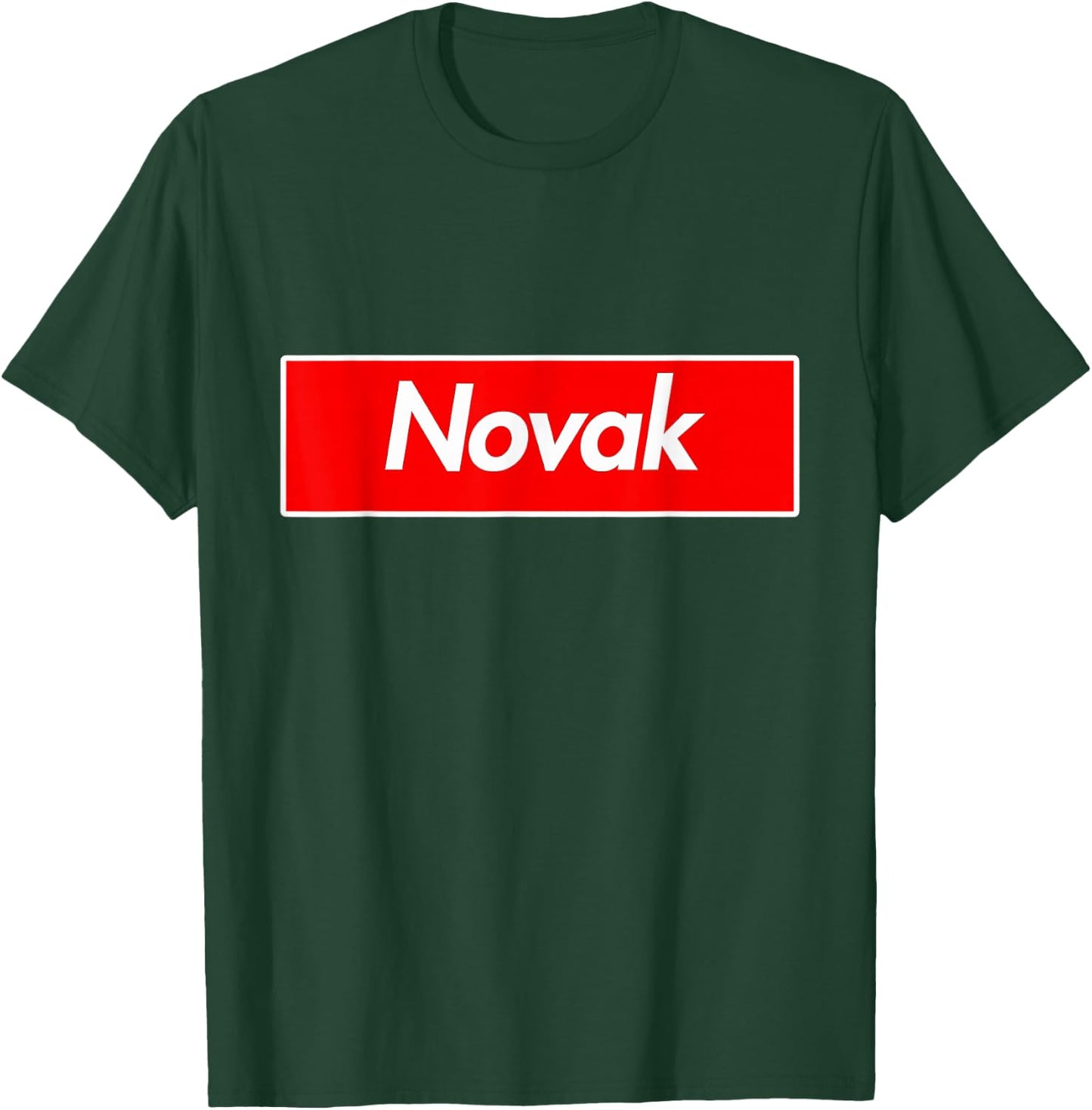 Novak Name T-Shirt - T-Shirt | Forest