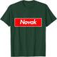 Novak Name T-Shirt - T-Shirt | Forest