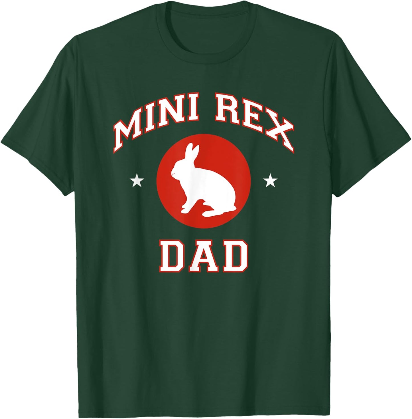 Mini Rex Rabbit Dad T-Shirt - T-Shirt | Forest