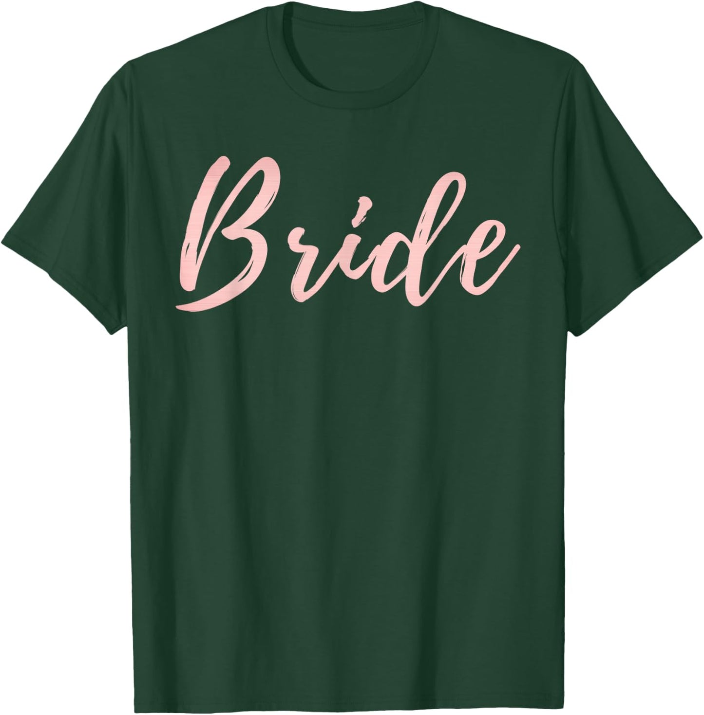Bride Rose Gold Wedding Party Shirt T-Shirt - T-Shirt | Forest