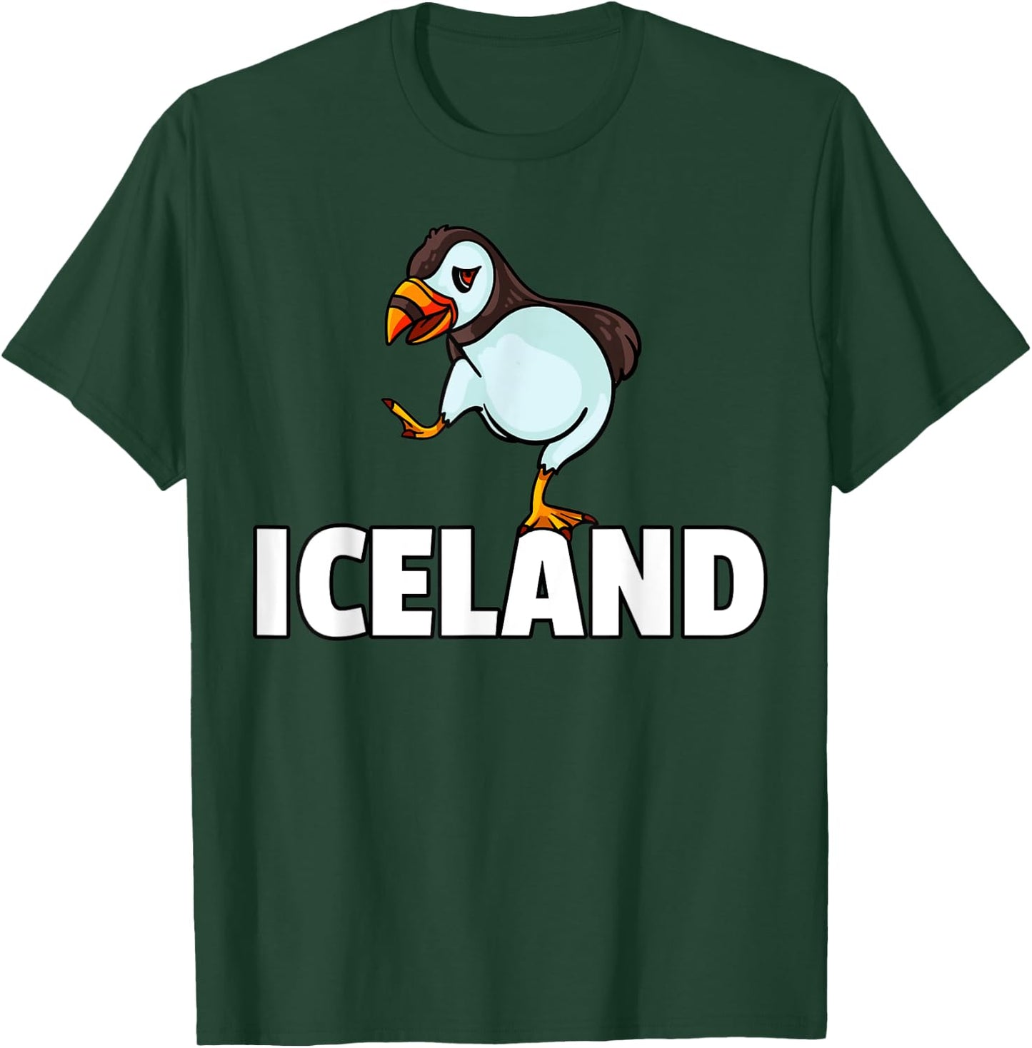 Puffin Bird Iceland Seabird T-Shirt - T-Shirt | Forest