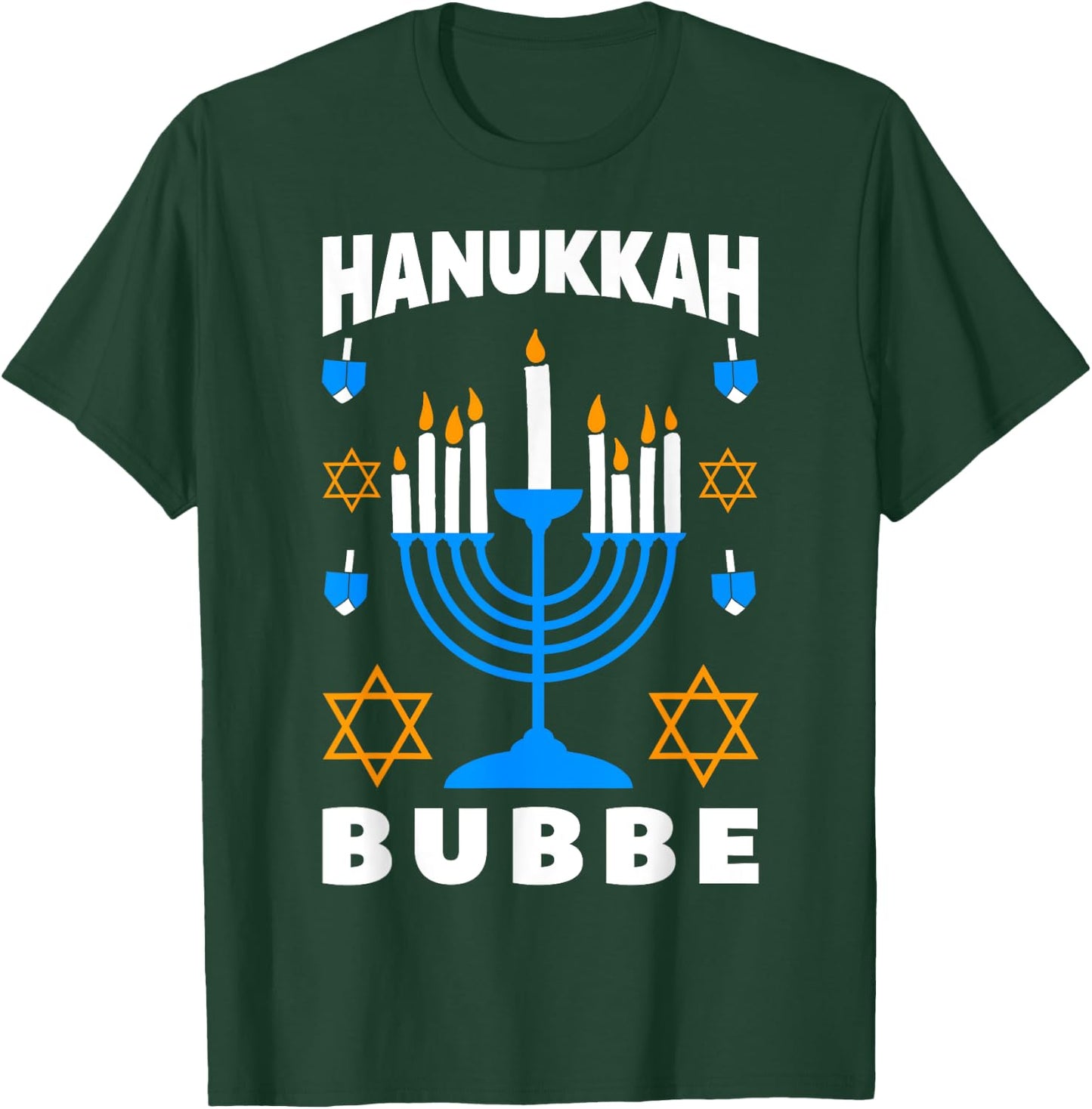 Hanukkah Bubbe Grandma Jewish Festival Chanukah Latke Hanuka T-Shirt - T-Shirt | Forest