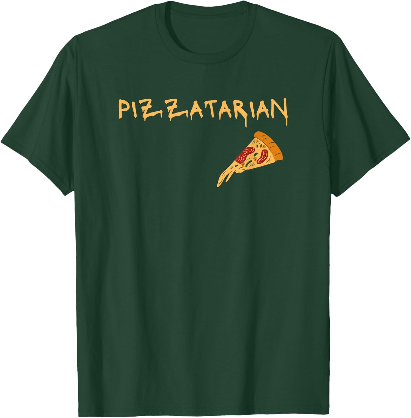 Pizzatarian funny design for Pizza Lovers T-Shirt - T-Shirt | Forest