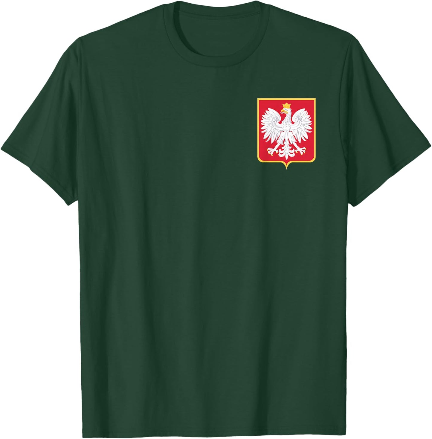 Poland White Eagle Coat of Arms Polska Polish Family T-Shirt - T-Shirt | Forest