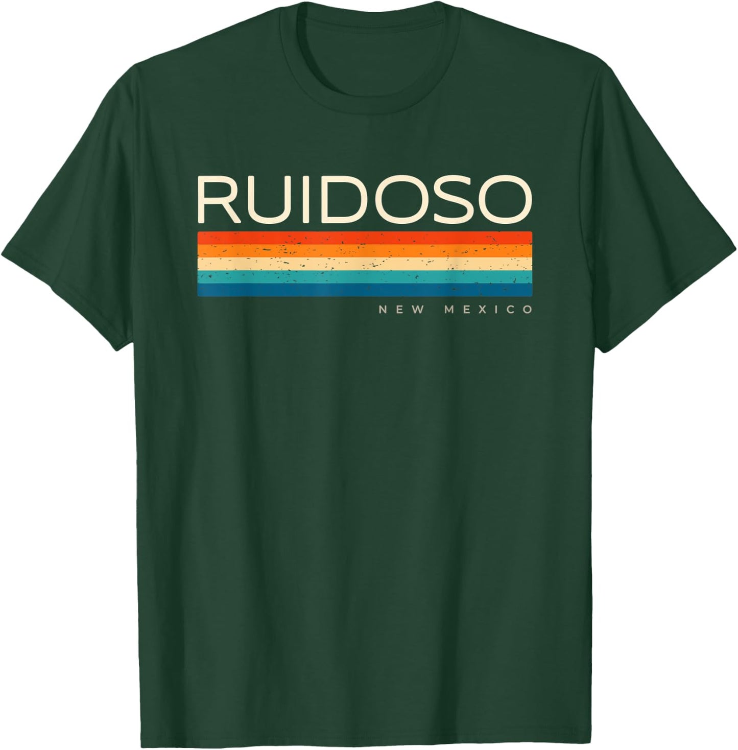 Ruidoso NM New Mexico Retro Design T-Shirt - T-Shirt | Forest