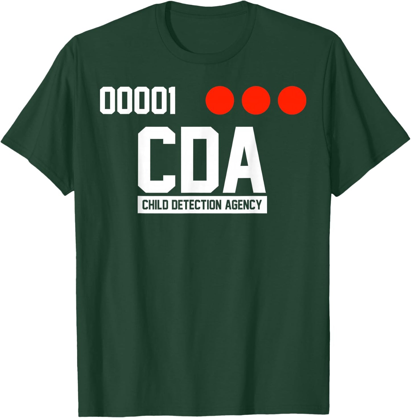 C D A Child Detection Agency T-Shirt - T-Shirt | Forest