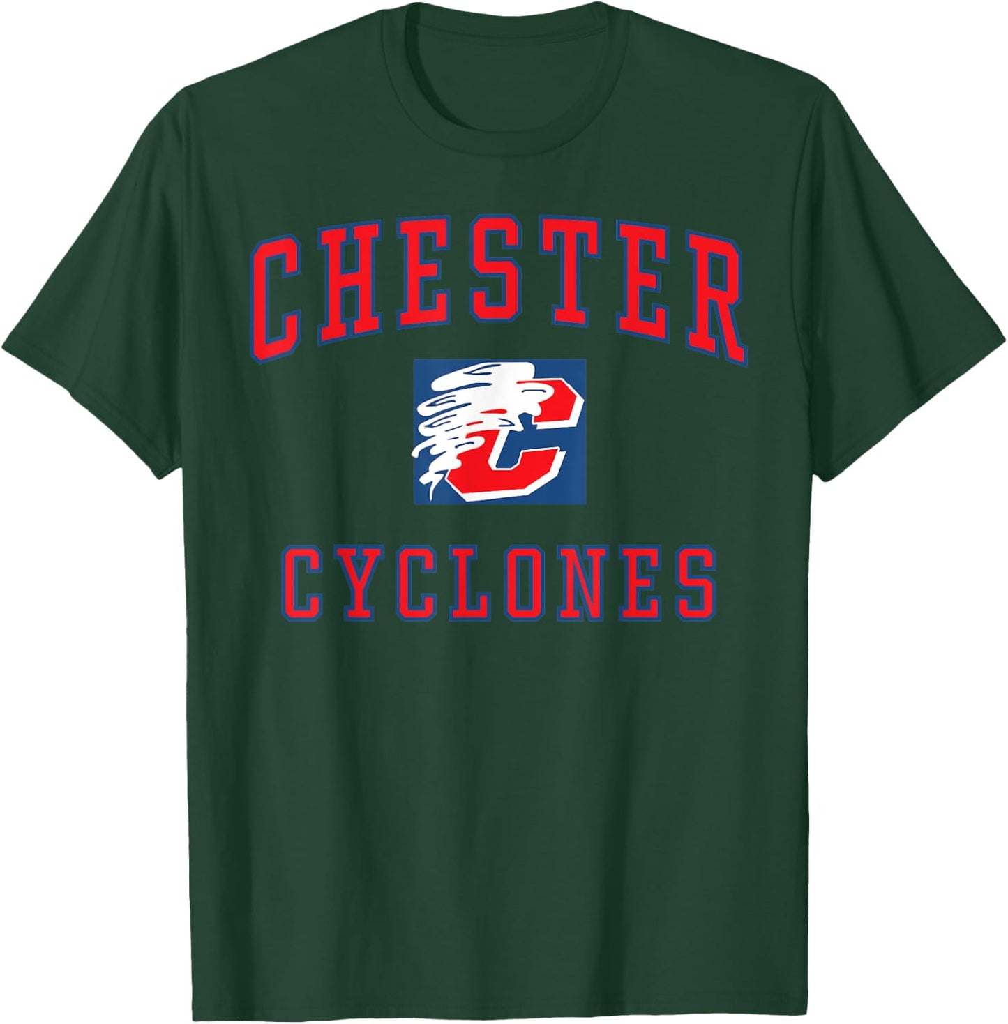 Chester High School Cyclones C1 T-Shirt - T-Shirt | Forest
