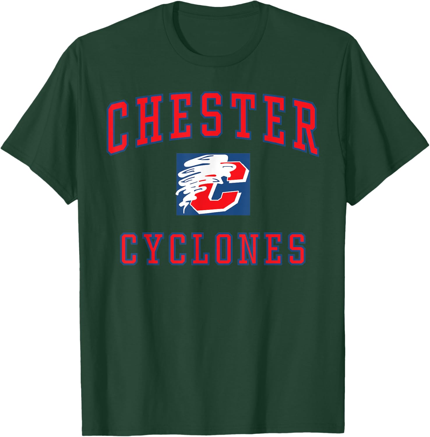 Chester High School Cyclones C1 T-Shirt - T-Shirt | Forest