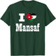I love Mansaf foodie Jordan flag T-Shirt - T-Shirt | Forest