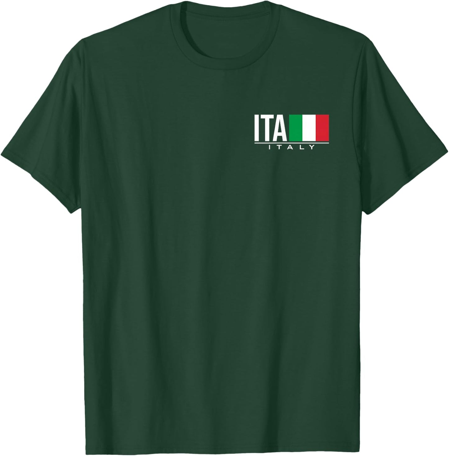 Italy Flag Italian Tricolore Sports Games Athletic Jersey T-Shirt - T-Shirt | Forest