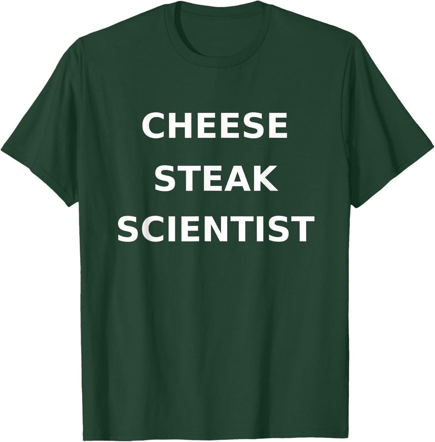 Cheese Steak Scientist Funny Gag Philadelphia Junk Food T-Shirt - T-Shirt | Forest