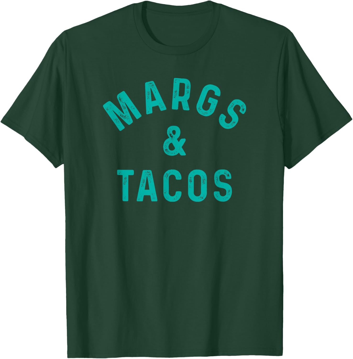 Margs & Tacos Funny Margarita Tequila Drinker Taco Lover T-Shirt - T-Shirt | Forest