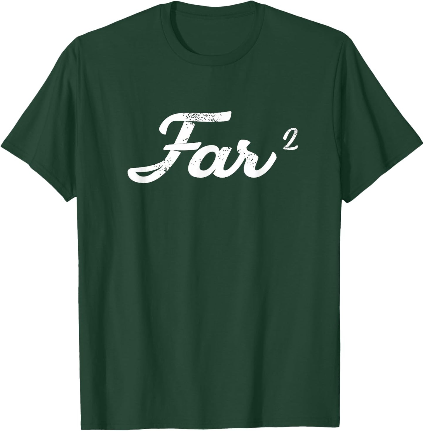 Far Squared Farfar Swedish Or Danish Grandpa Funny Math Idea T-Shirt - T-Shirt | Forest
