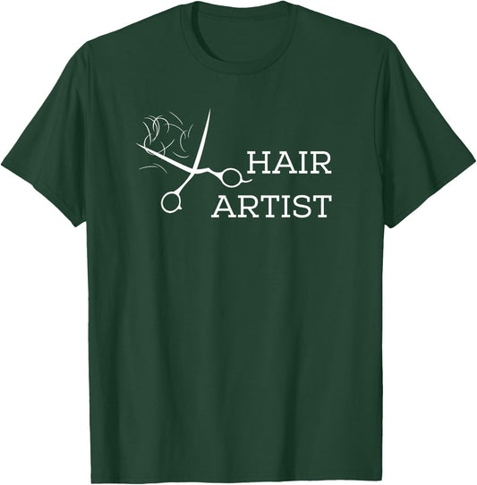 Hair Artist Shears T-Shirt - T-Shirt | Forest