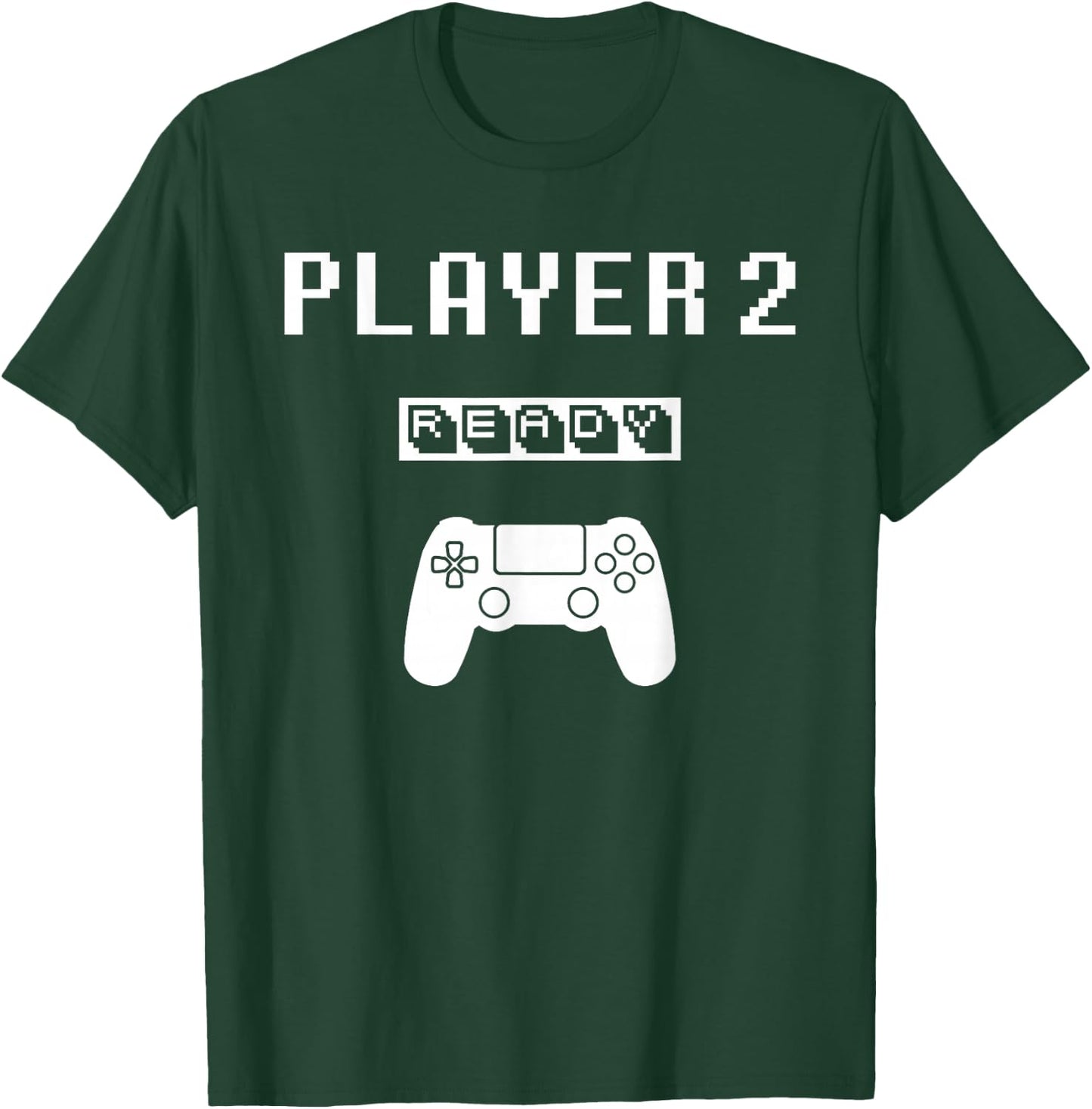 Player 1 Player 2 ready player ps game 5... Dad day Brother T-Shirt - T-Shirt | Forest
