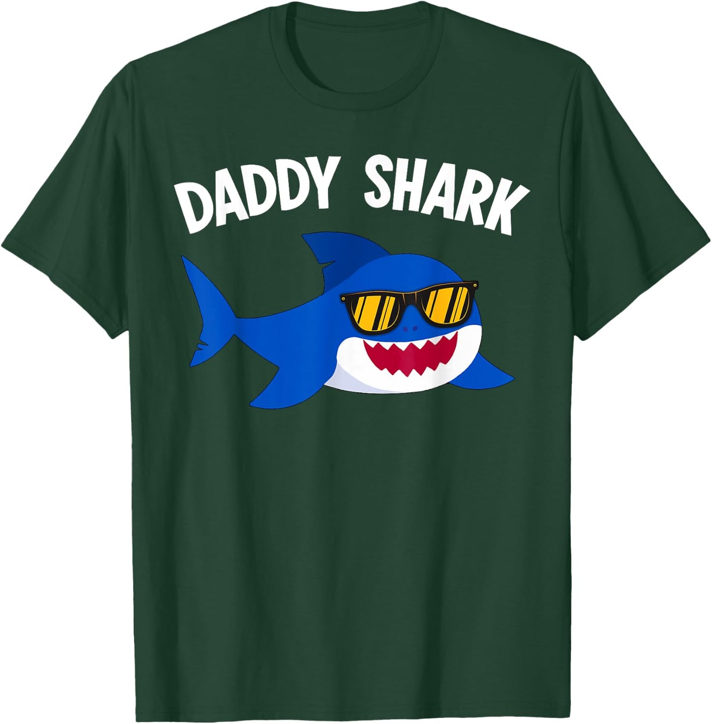 Shark Lover Funny Daddy Shark Father's Day T-Shirt - T-Shirt | Forest