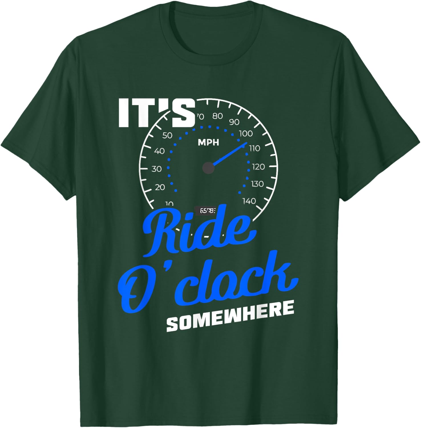 It'S Ride O'Clock Somewhere Motorcyclist T-Shirt - T-Shirt | Forest