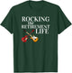 Rocking The Retirement Life Classic Rock Guitar Retired T-Shirt - T-Shirt | Forest