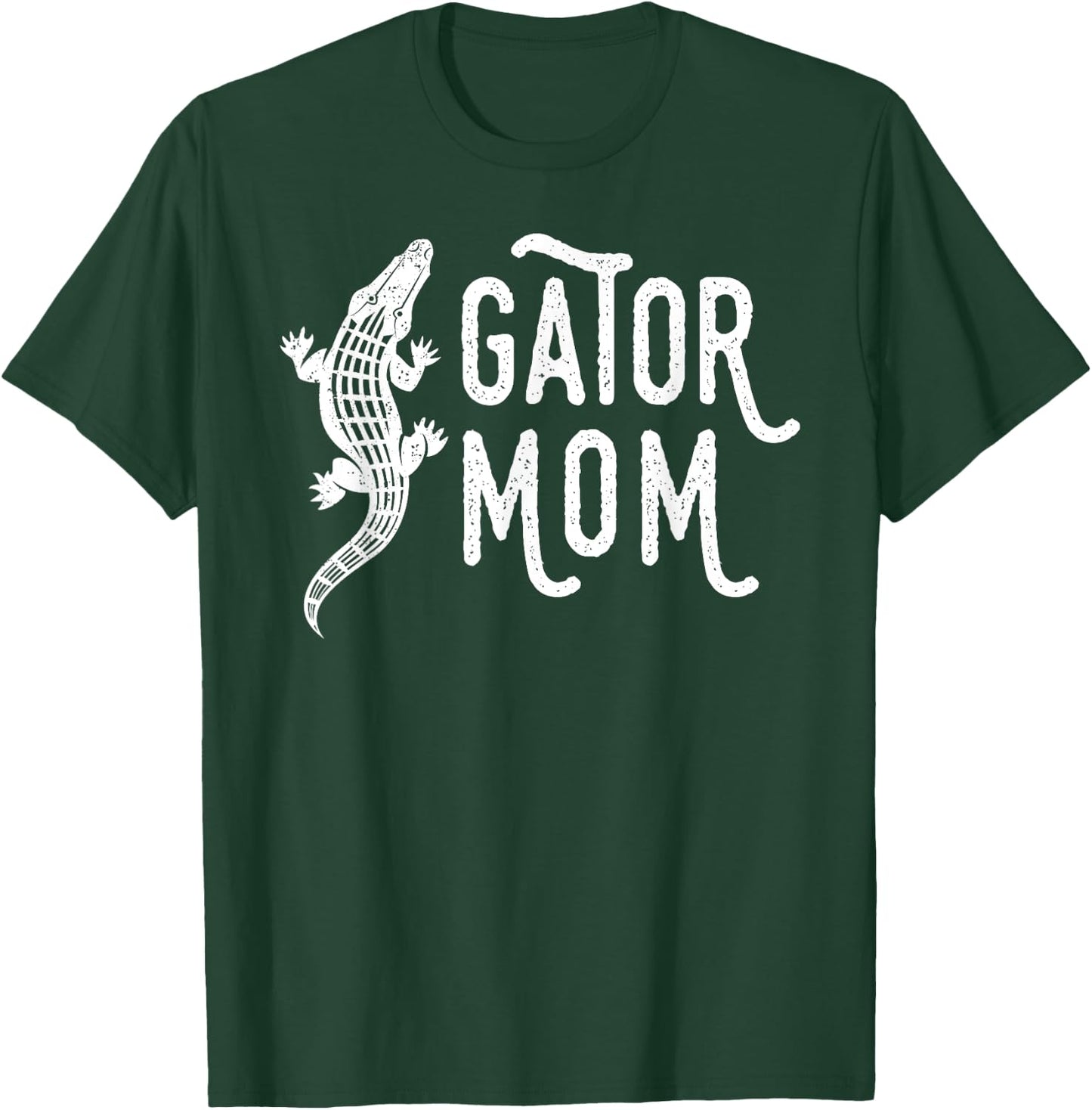 Fun Gator Mom Shirt, Reptile Alligator Mother T-Shirt - T-Shirt | Forest