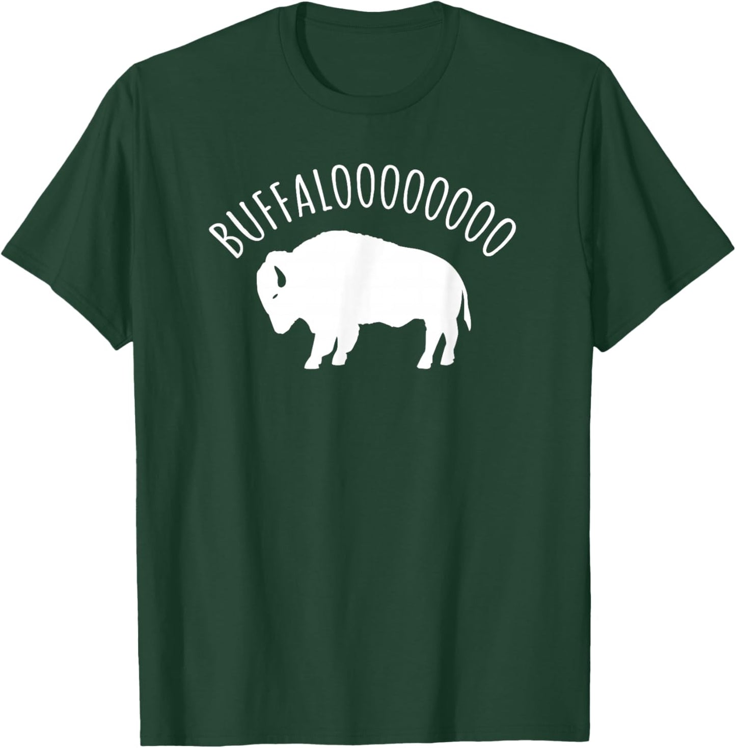 Lucky Buffalo Buffalooo Bison Nature Wildlife Design Small T-Shirt - T-Shirt | Forest