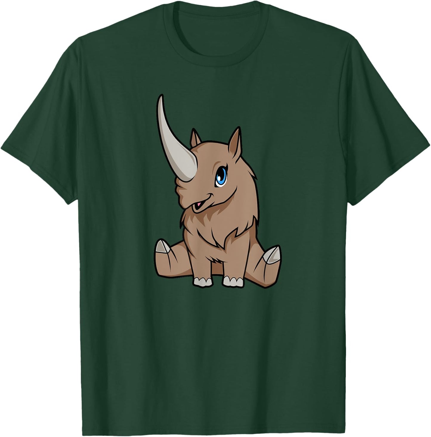 Kawaii Elasmotherium T-Shirt - T-Shirt | Forest