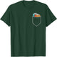 Books In Pocket Funny Book Lover Bookworm Reader T-Shirt - T-Shirt | Forest