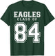 Class Of 1984 Eagles Custom Graduation Senior Personalized T-Shirt - T-Shirt | Forest