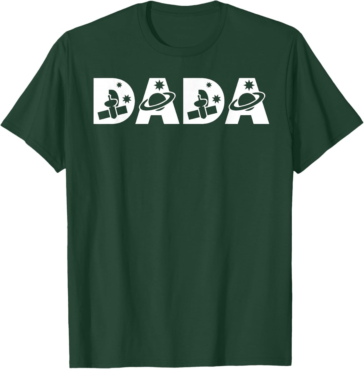 Funny Dada Space Astronaut Birthday Party T-Shirt - T-Shirt | Forest