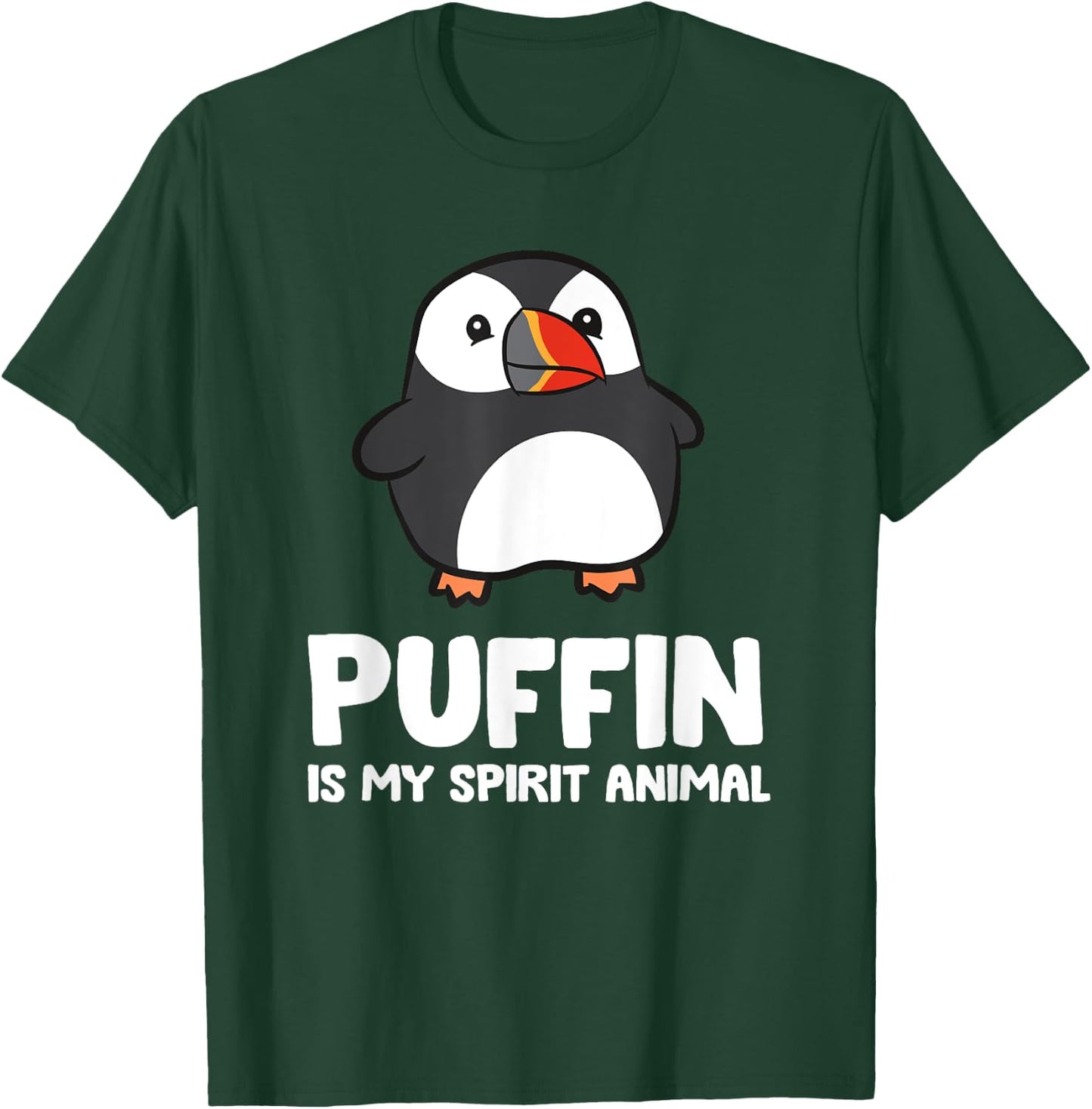 Puffin Is My Spirit Animal Sea Bird Puffins T-Shirt - T-Shirt | Forest