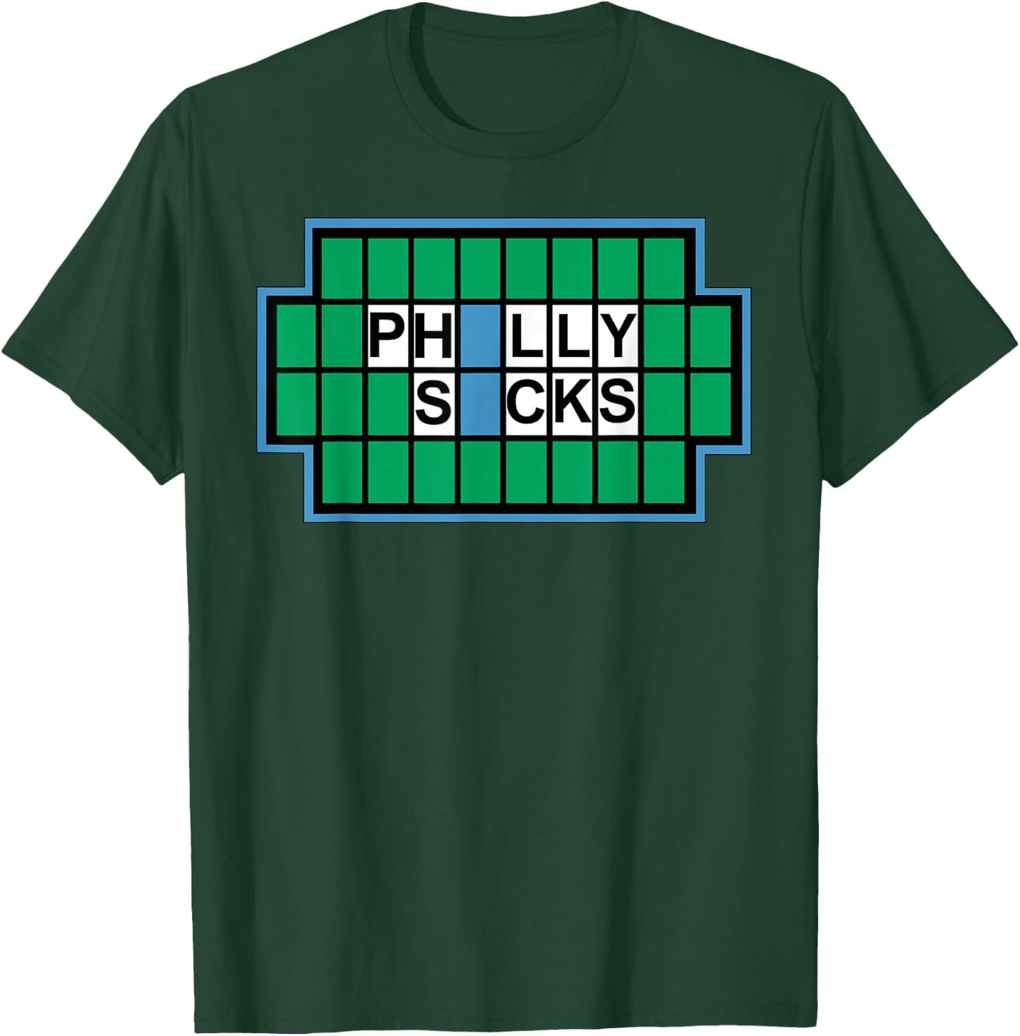 Miftees Philly Sucks - Black, Small, -Adults, Short Sleeve, , Sports-Fan , Christmas, Birthday Gift T-Shirt - T-Shirt | Forest