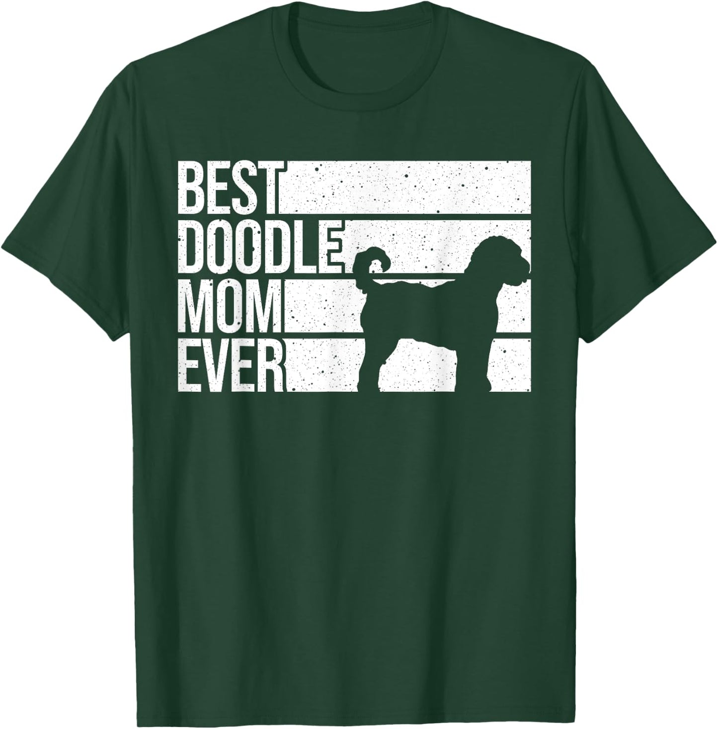 Cool Doodle Mom Art Women Girl Aussiedoodle Goldendoodle Dog T-Shirt - T-Shirt | Forest