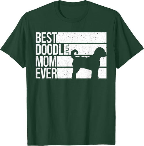 Cool Doodle Mom Art Women Girl Aussiedoodle Goldendoodle Dog