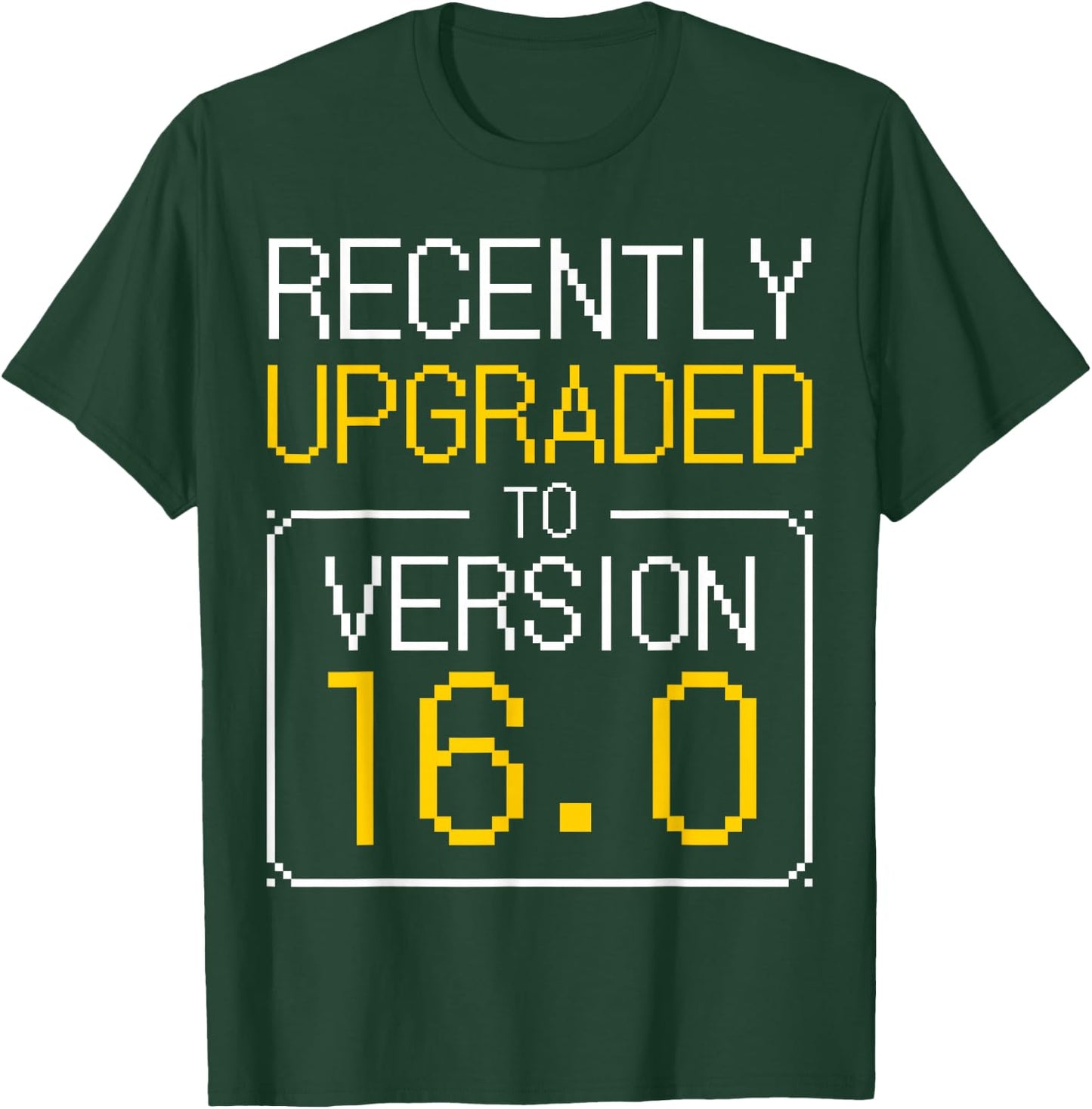Gamer 16th Birthday I Programmer 16 Years Old I Version 16.0 T-Shirt - T-Shirt | Forest