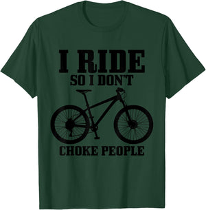Mountain Bike Funny MTB Bicycle Cycling Mountain Biker T-Shirt - T-Shirt | Forest