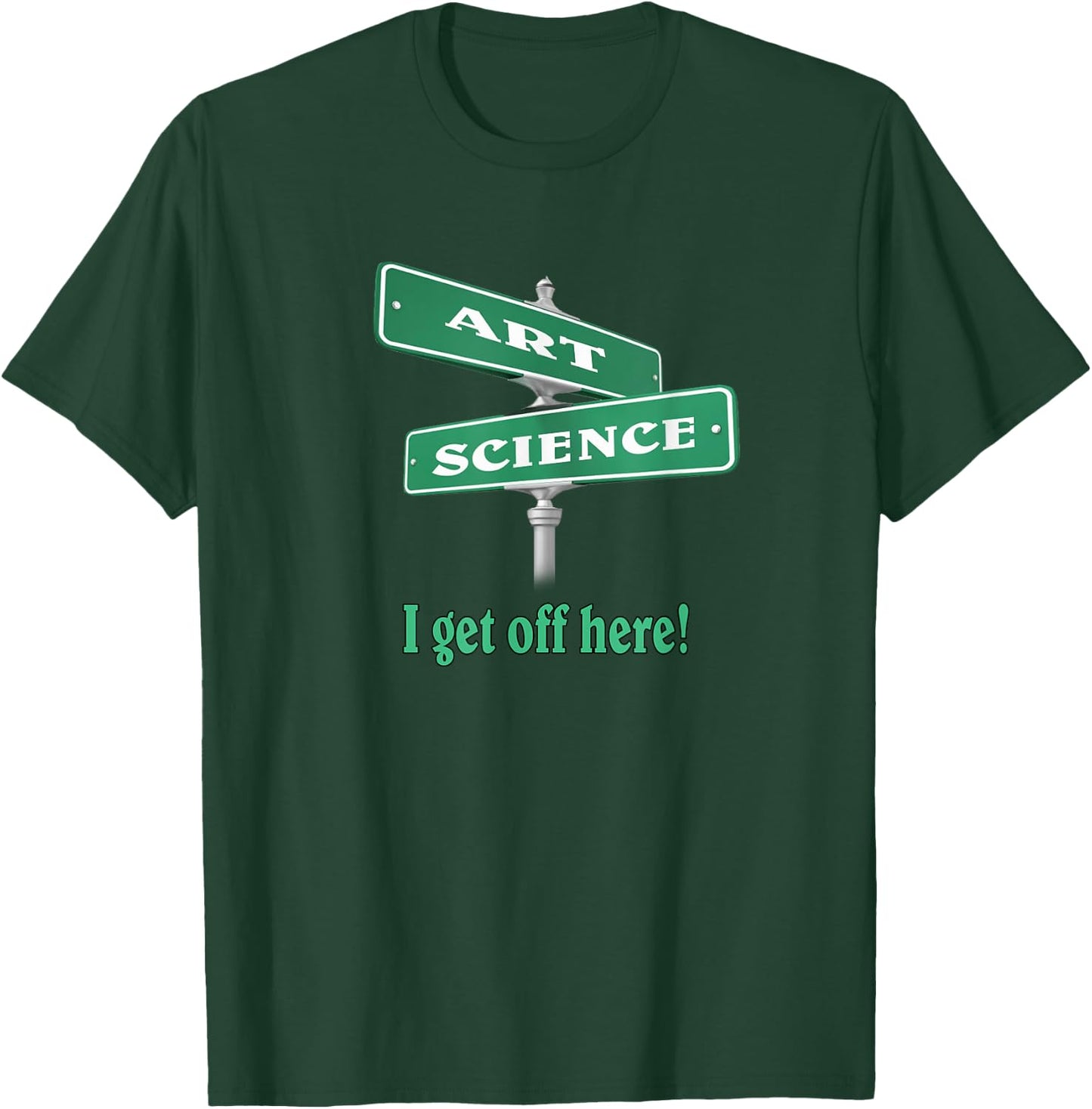 Intersection of Art and Science T-Shirt - T-Shirt | Forest