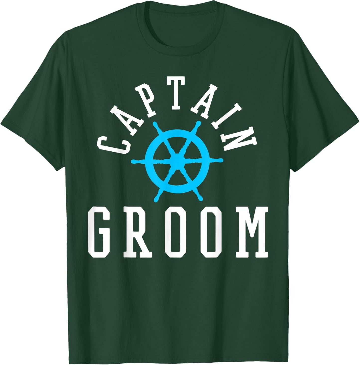 Groom Nautical Wedding Cruise Ship Yacht T-Shirt - T-Shirt | Forest