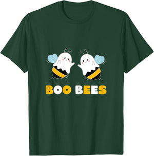 Boo Bees Funny Girls Halloween Ghost Bee Meme T-Shirt - T-Shirt | Forest