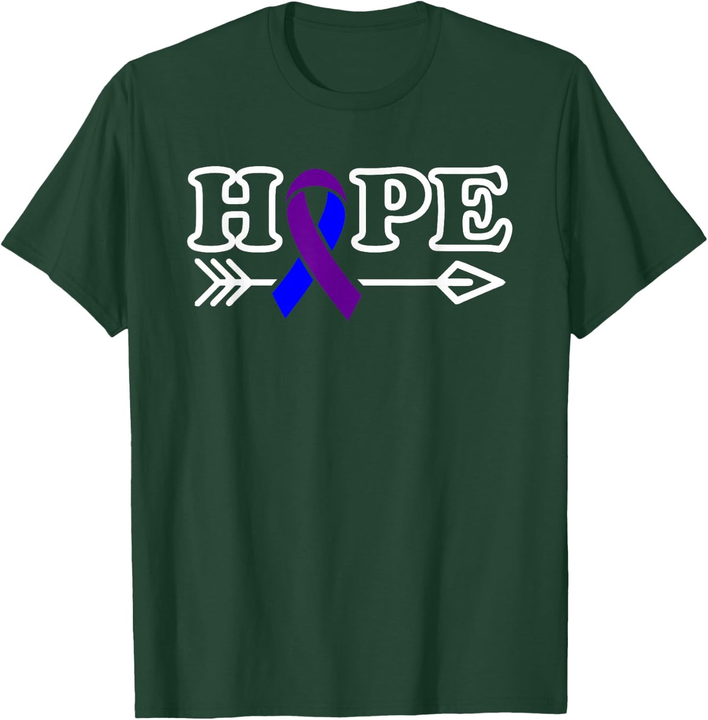 Hope MCTD Mixed Connective Tissue Disease Awareness T-Shirt - T-Shirt | Forest