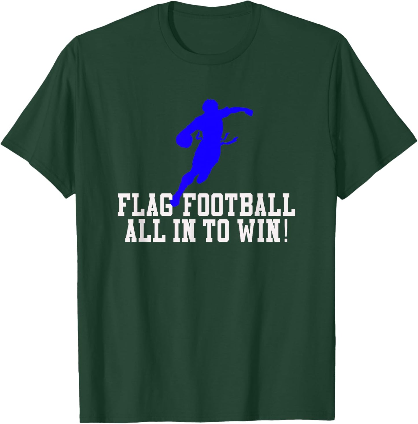 Boys Flag Football for Kids Youth or Adults T-Shirt - T-Shirt | Forest