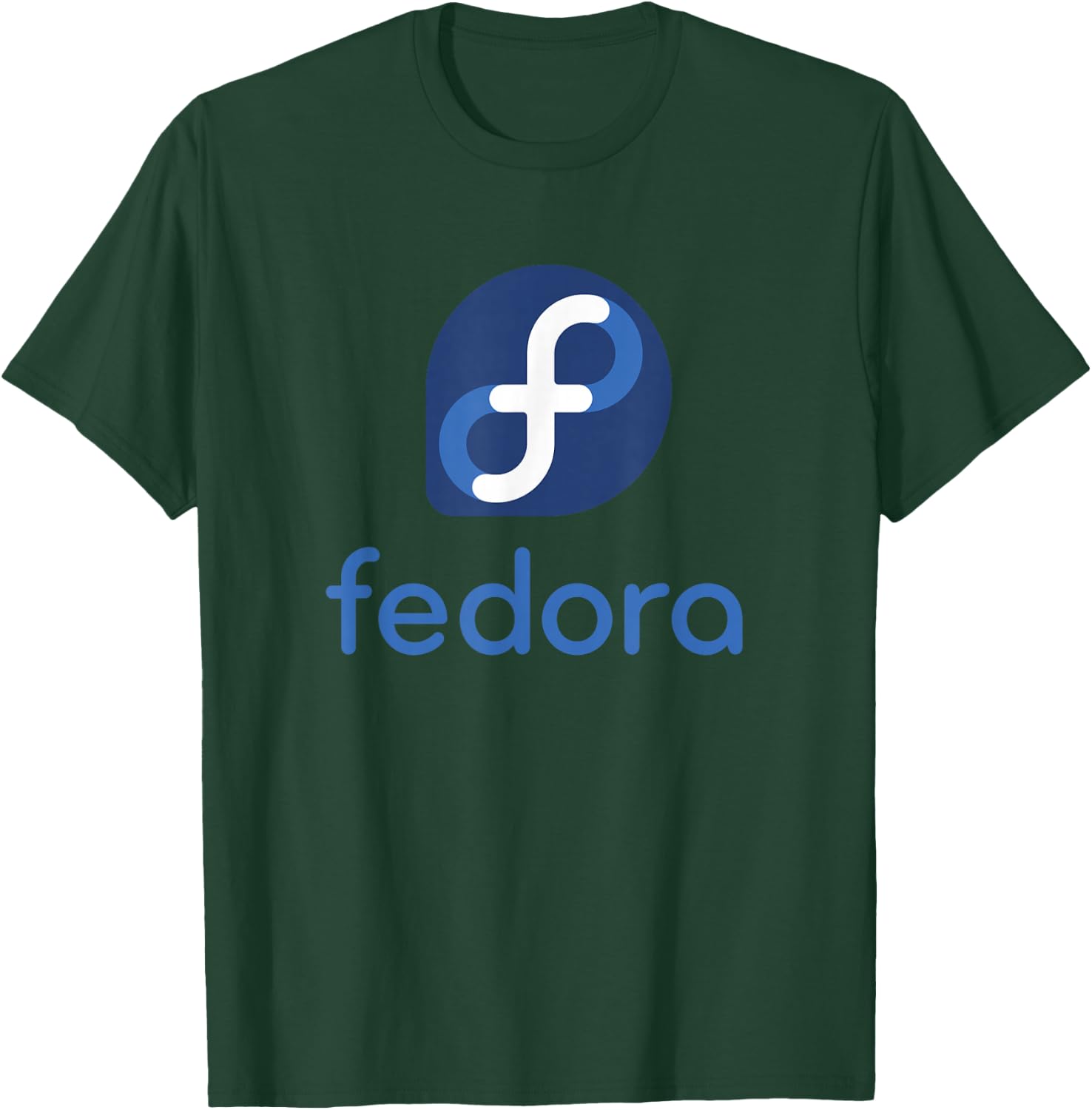 Linux Fedora lover tagline & Logo Open Source Os T-Shirt - T-Shirt | Forest