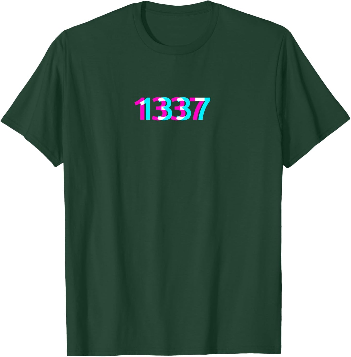 1337 - Programmer Coder Nerd Geek Hacker Gamer Gift T-Shirt - T-Shirt | Forest