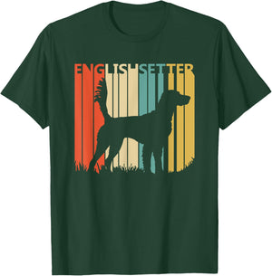 Vintage English Setter T-Shirt - T-Shirt | Forest