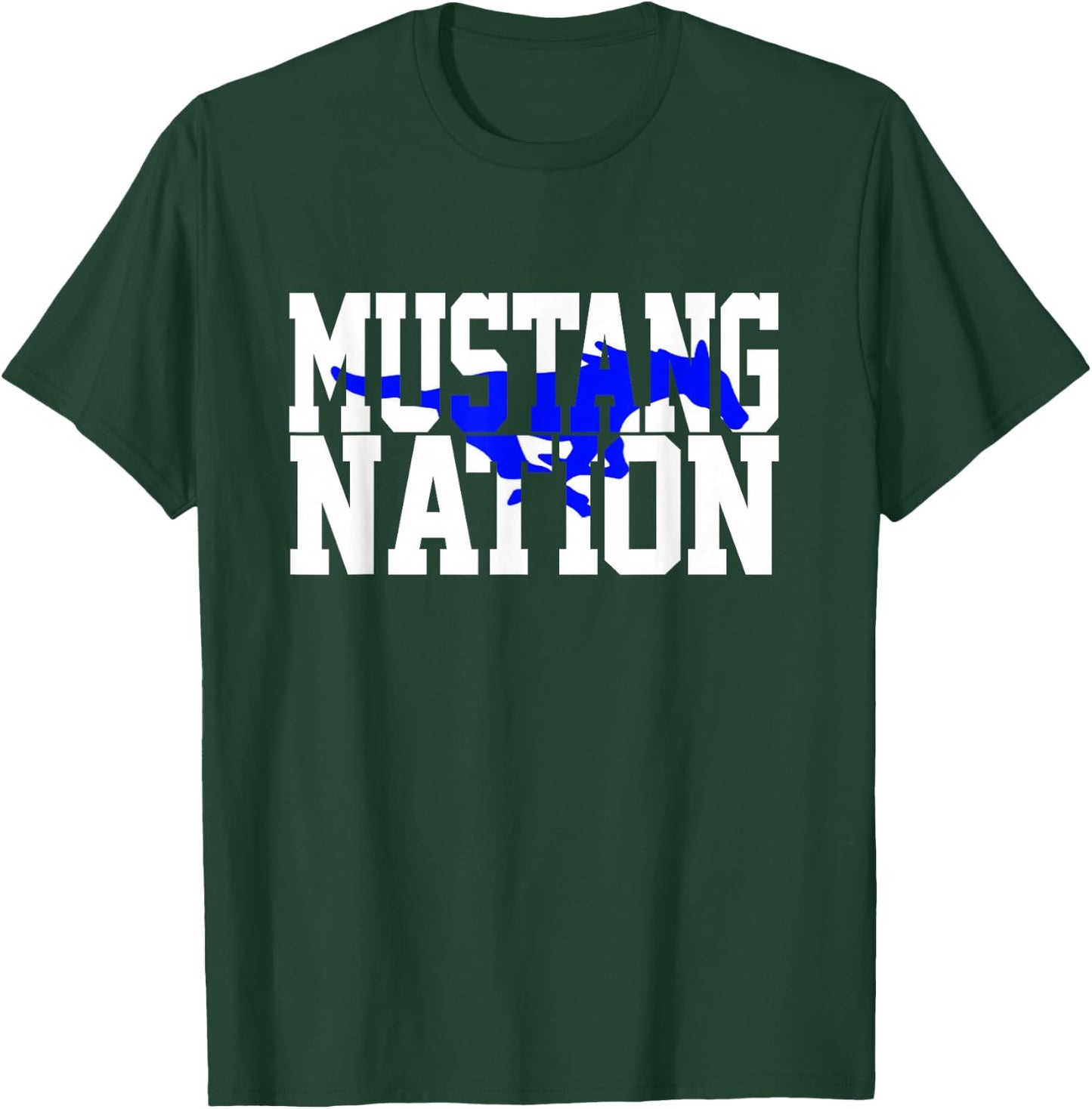 Friendswood Mustang, Mustang Nation T-Shirt - T-Shirt | Forest